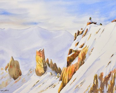 Climbers in the Alps (part 1)