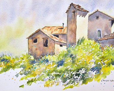 Small town in the Pyrenees