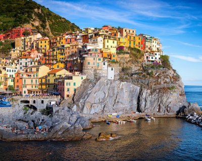 Colourful Cinque Terre village