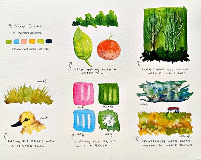 5 watercolour tricks