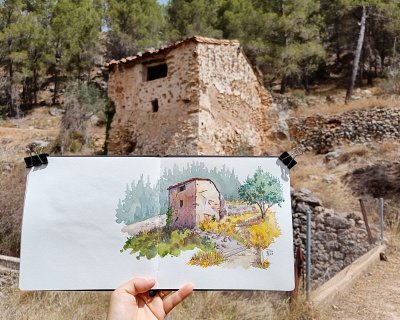Abandoned building in Alto Mijares