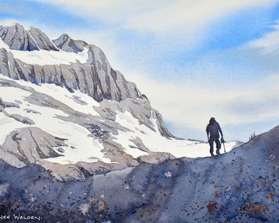 A mountain climber