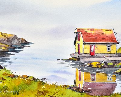 Norwegian boathouse