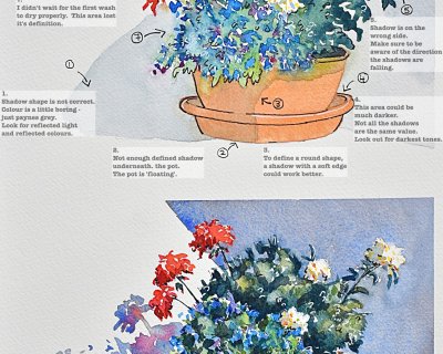 Painting shadows