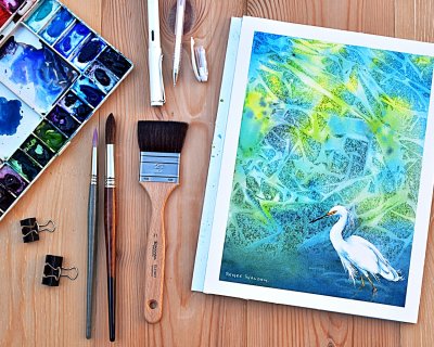 White egret
